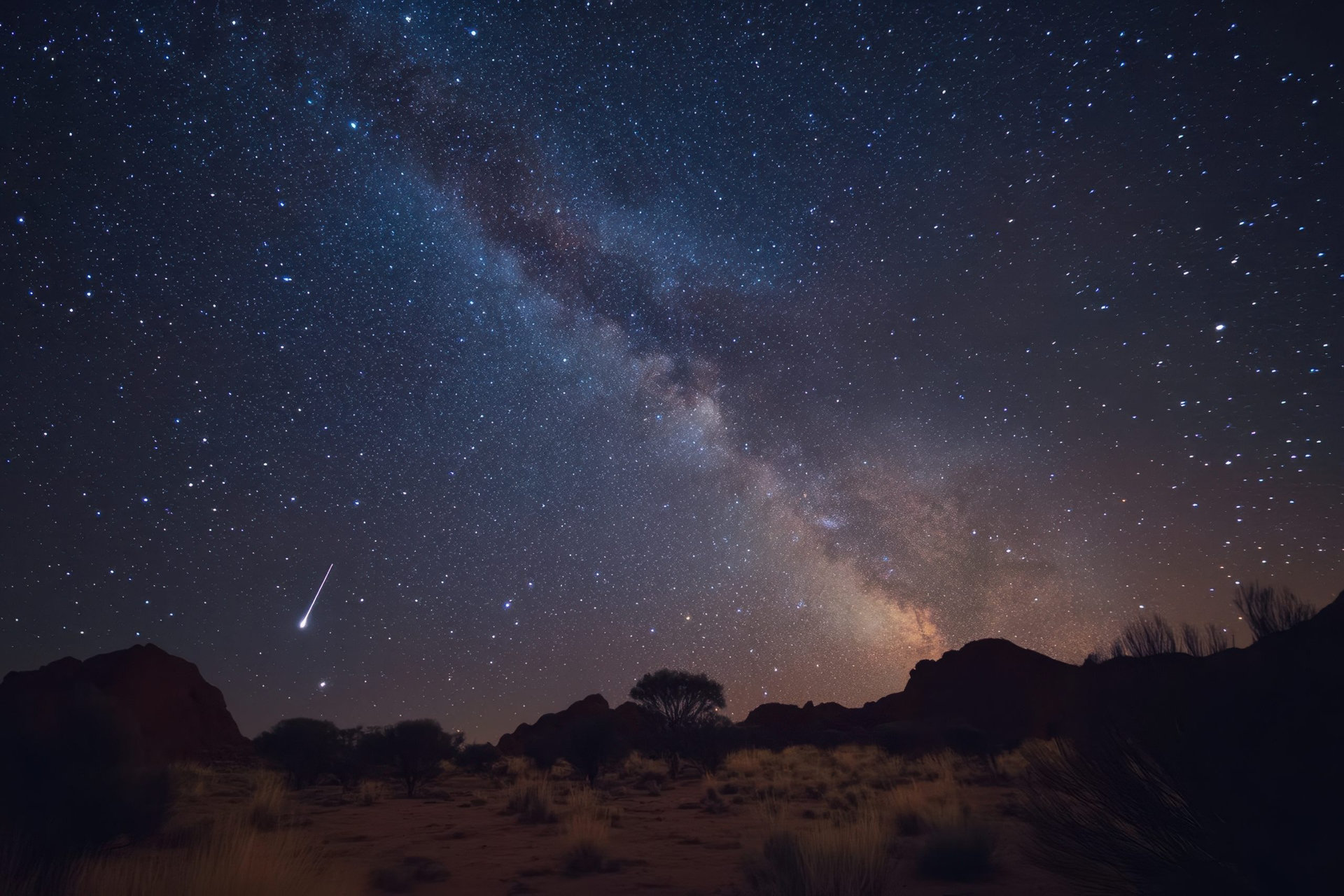 Milky way discovered in Australian outback