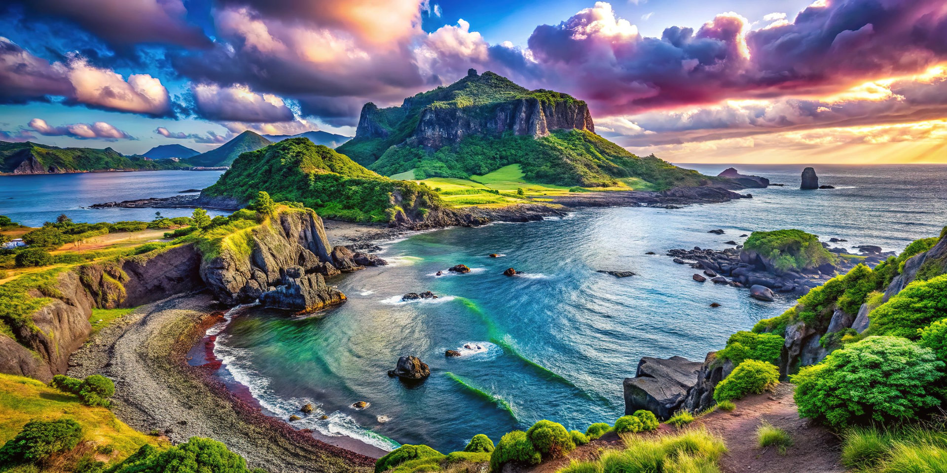 Jeju Landscape: Taeheungpo-gu, Taeheung-ri, Namwon-eup, Breathtaking Scenery