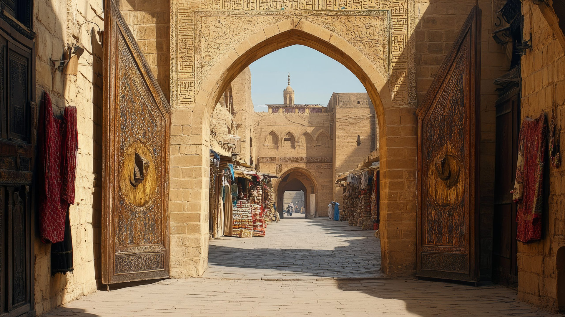 Historic Khan El Khalili Market in Cairo, Egypt Architectural Splendor of Ancient Trade Routes