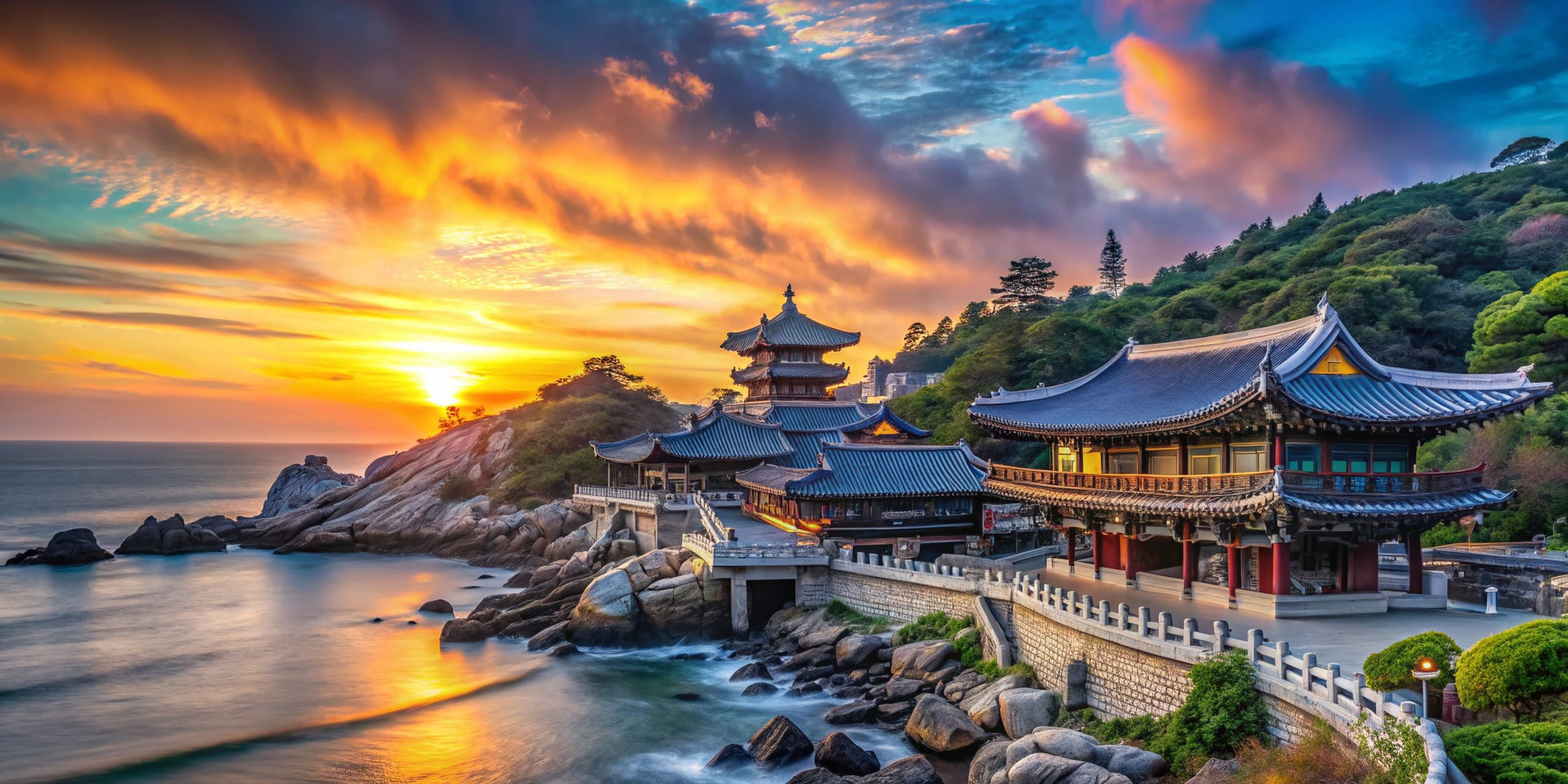 Breathtaking Time-Lapse of Haedong Yonggungsa Temple, Busan, South Korea