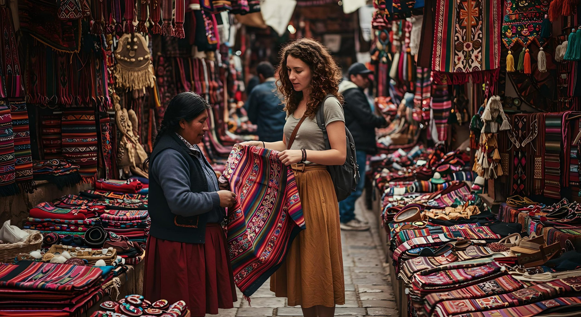 Traveler Exploring Cusco