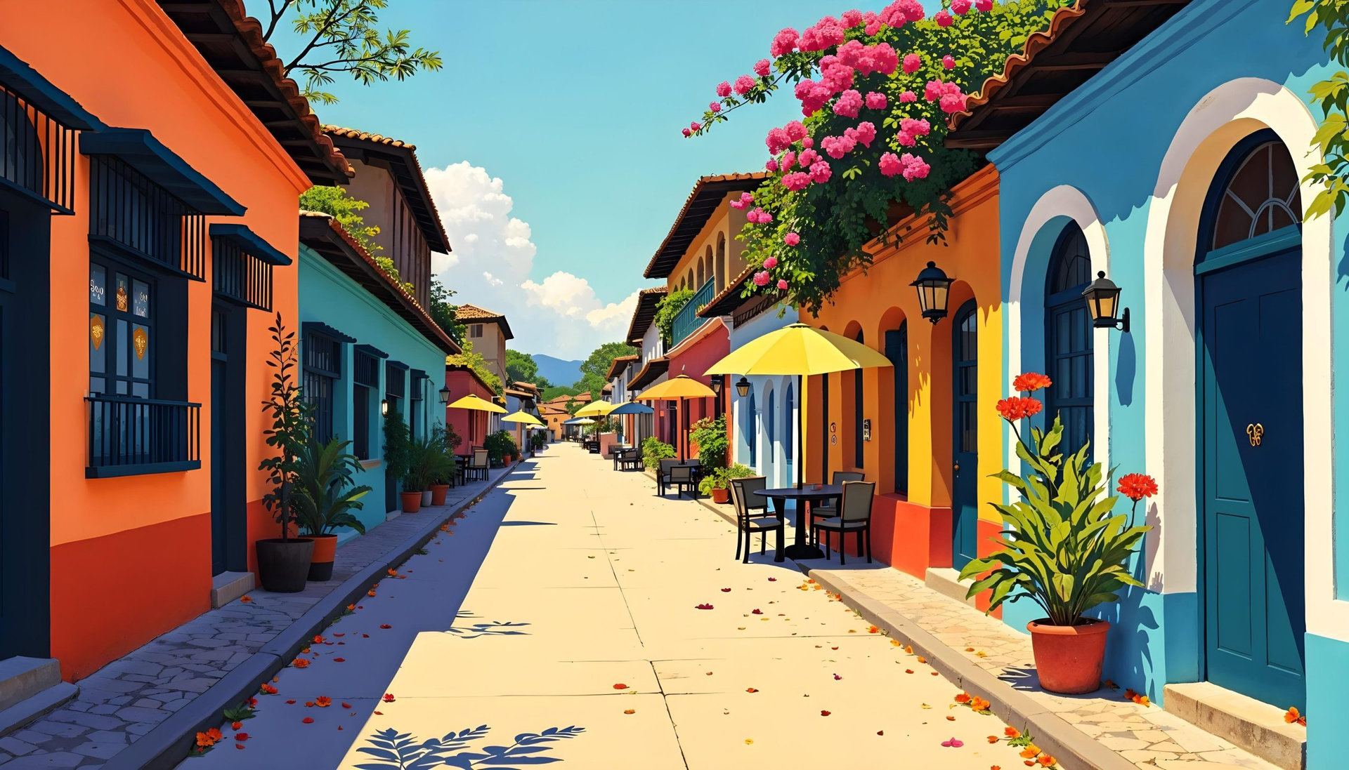 Cartagena de indias calles coloniales colombia