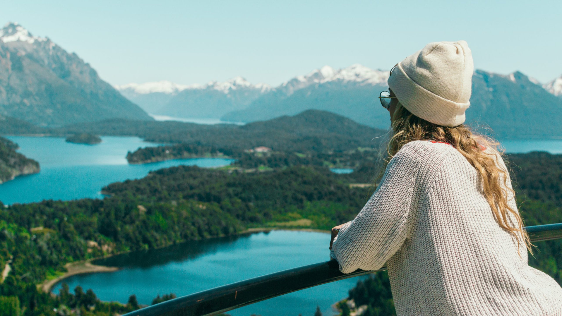 Conexión natural en Bariloche, Argentina.