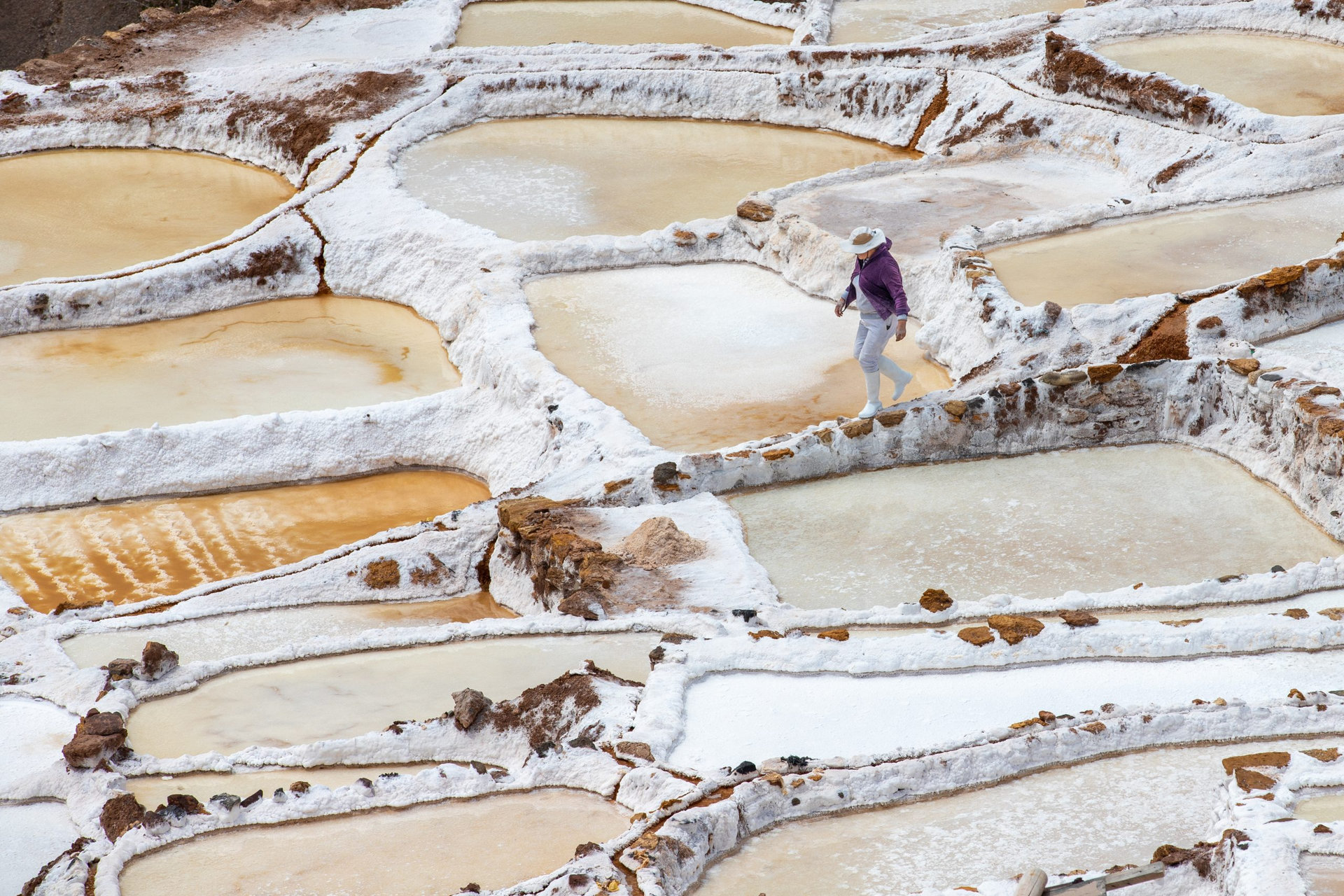 Salinera de Maras, cusco, Perú