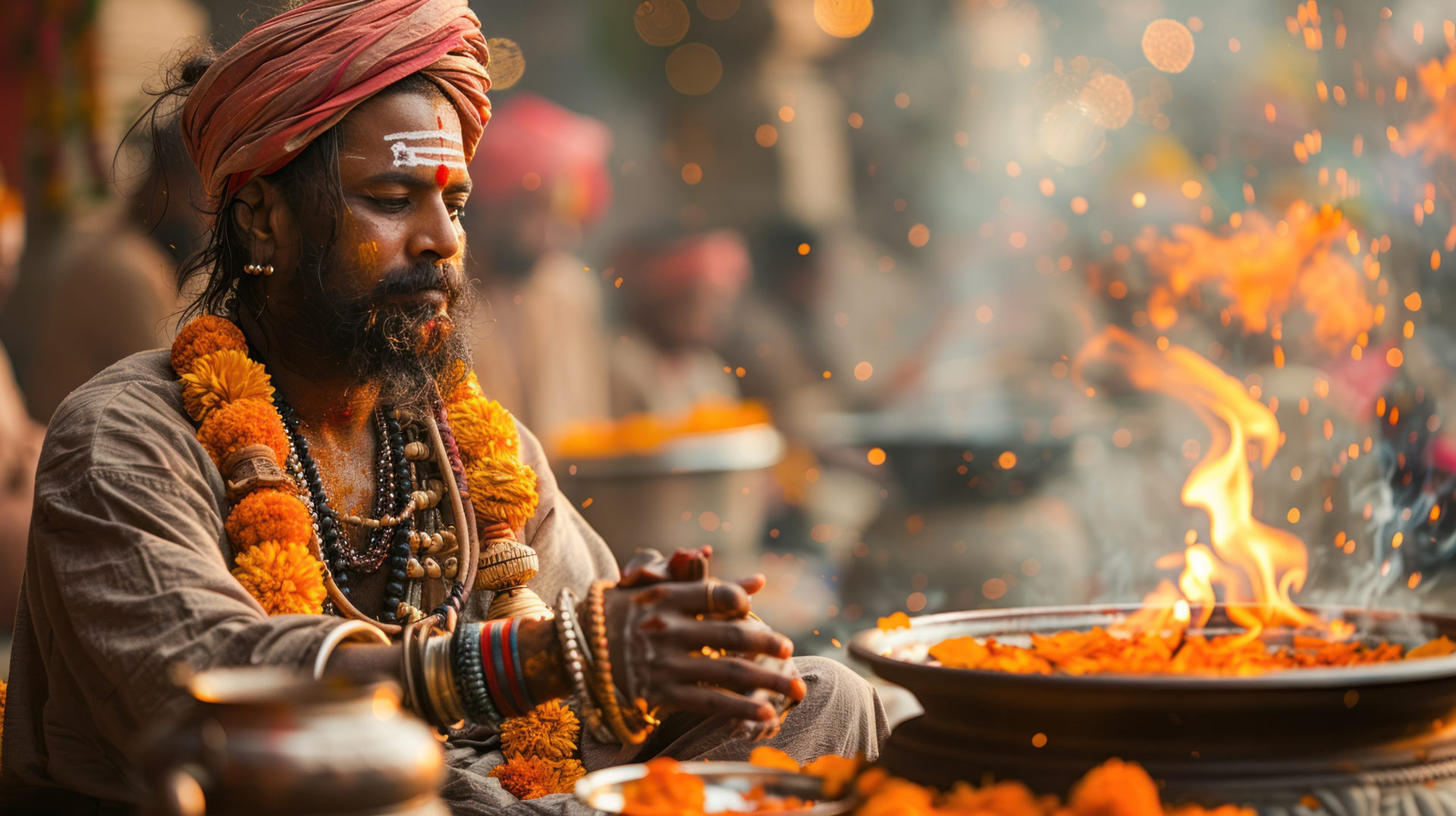 A traveler experiencing a cultural festival, immersing in the local traditions and festivities