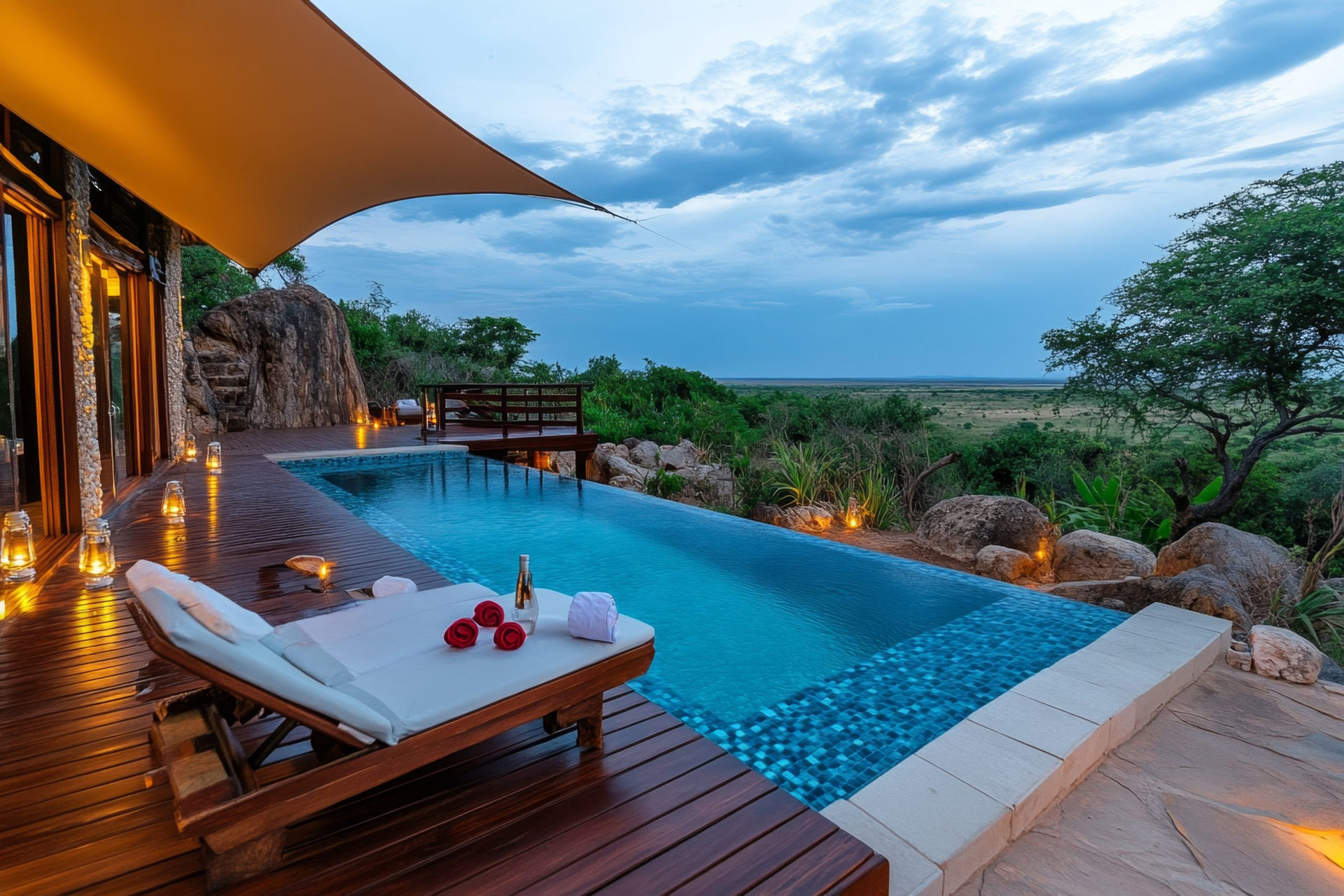 Honeymoon safari, wild landscapes, close encounters with nature gives couples the thrill of seeing wildlife up close while experiencing luxurious lodges